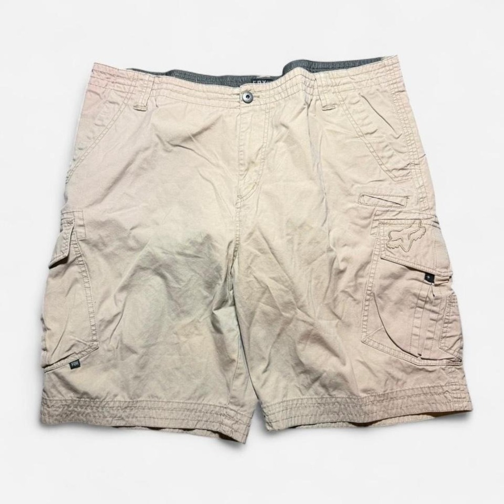 Fox Racing Beige Moto Tactical Cargo Shorts Size 44 (13in inseam)